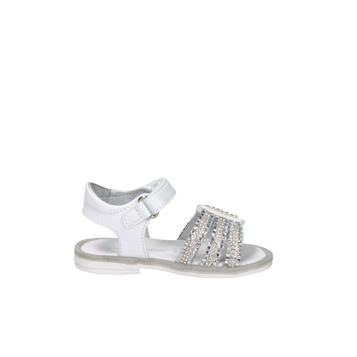 Laura Biagiotti Love Bambine e ragazze Sandalo 9960 Bianco/Argento