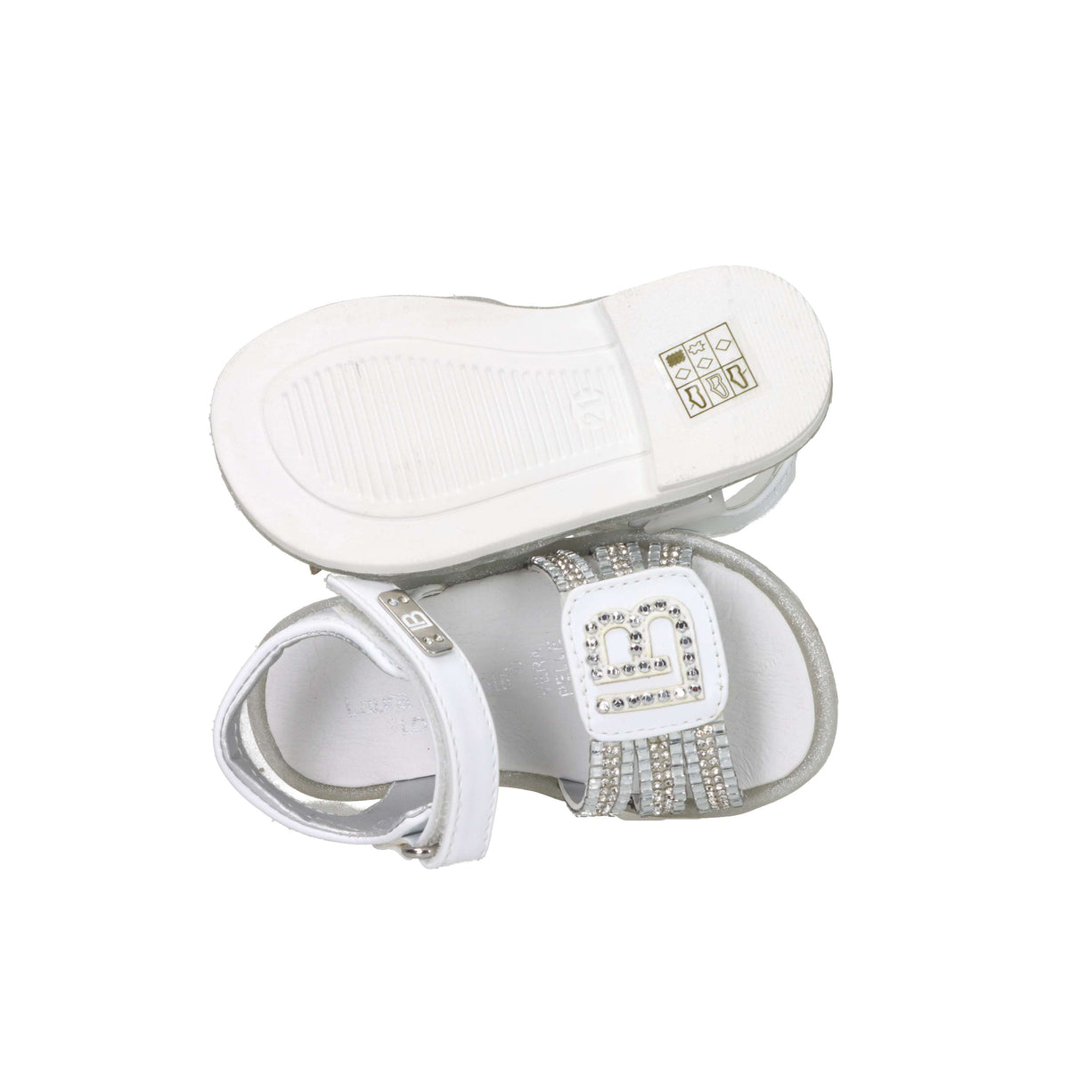 Laura Biagiotti Love Bambine e ragazze Sandalo 9960 Bianco/Argento