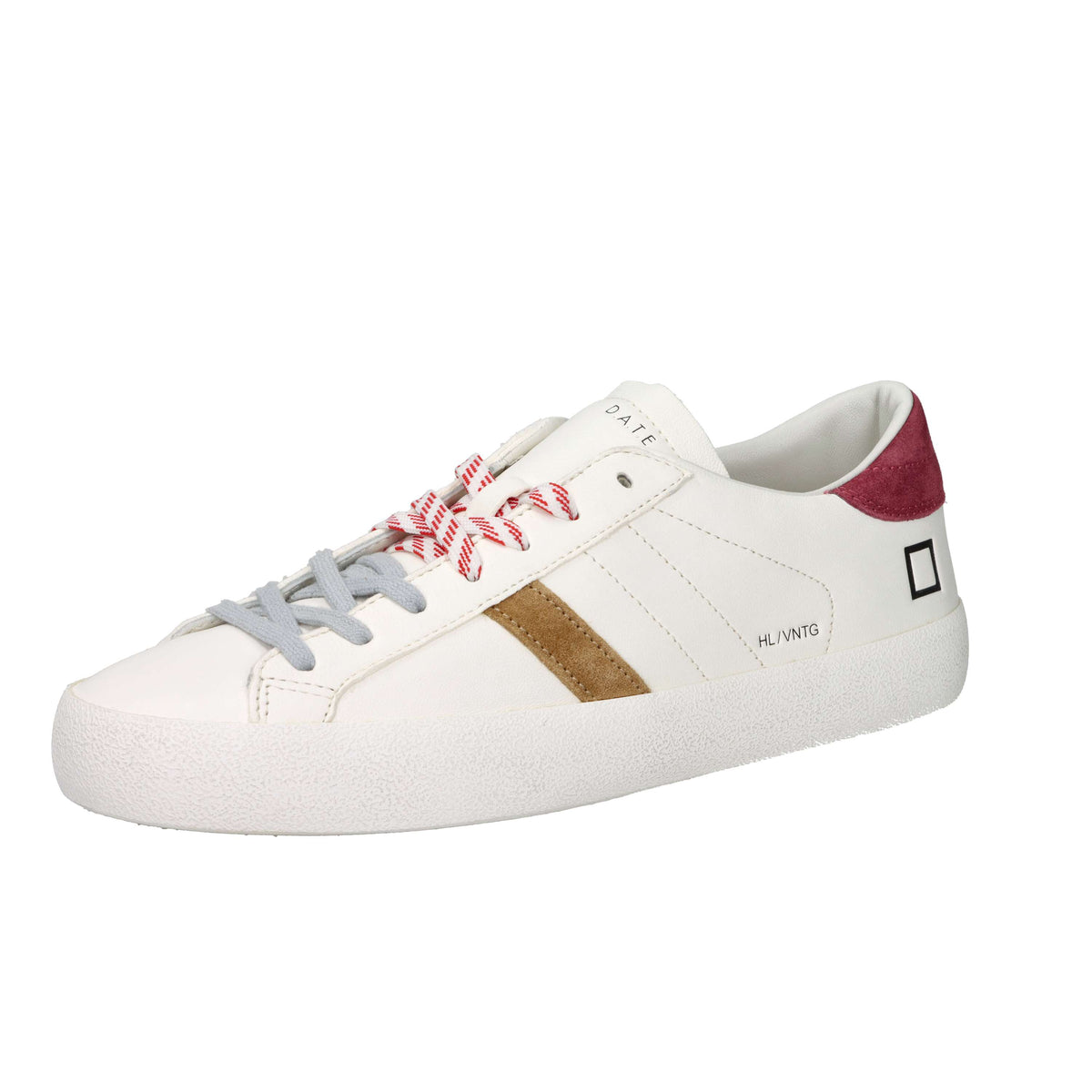 D.A.T.E. Men's Sneakers M441-HL-VC-VR Cream/Red
