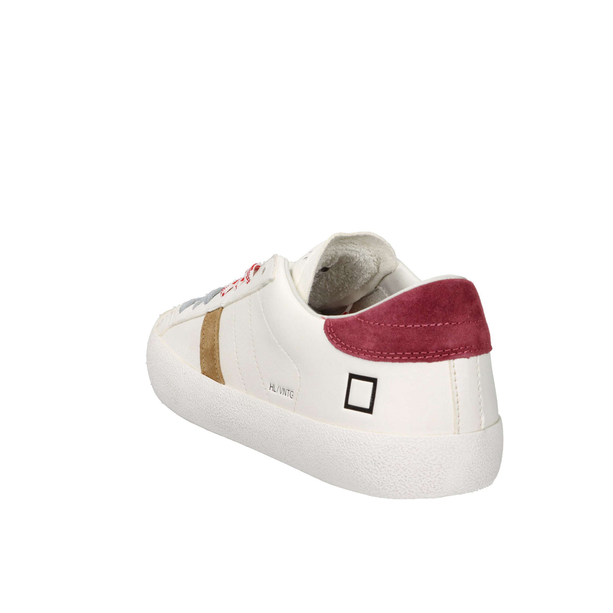 D.A.T.E. Men's Sneakers M441-HL-VC-VR Cream/Red
