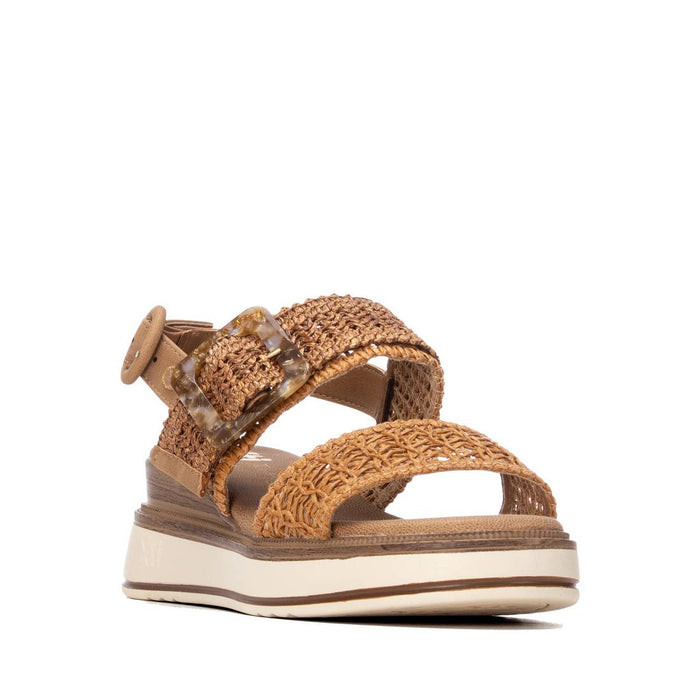 Xti Femme Sandale compensée 145241 Cuir