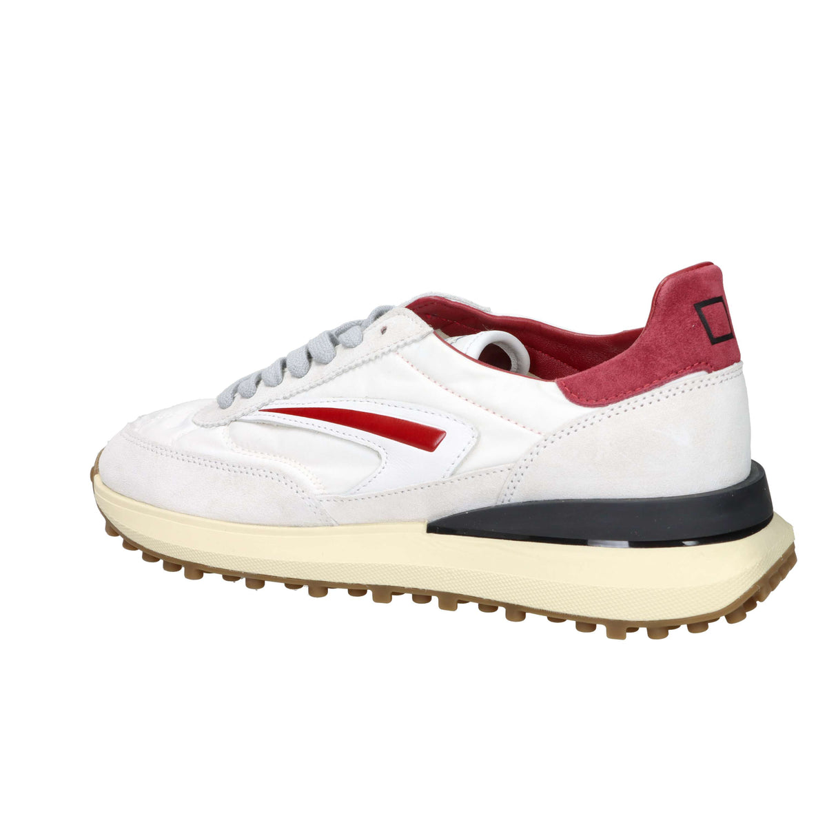 D.A.T.E. Men's Sneakers M441-AT-NY-WX White/Burgundy