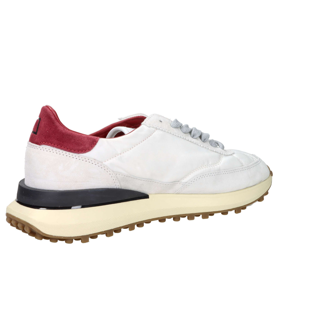 D.A.T.E. Men's Sneakers M441-AT-NY-WX White/Burgundy