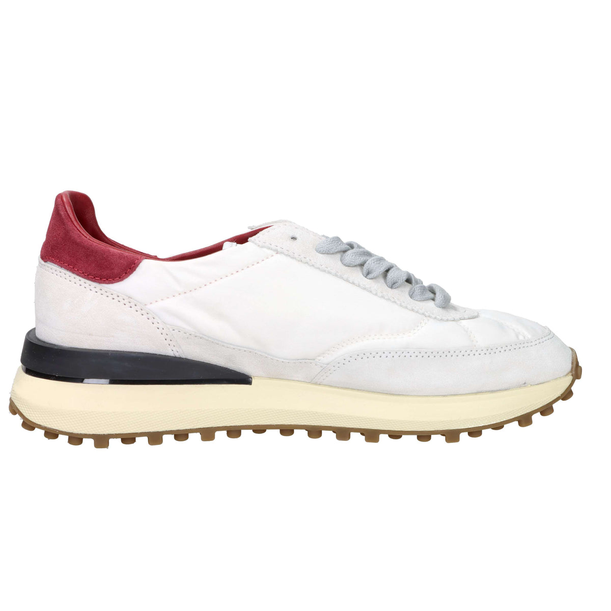 D.A.T.E. Men's Sneakers M441-AT-NY-WX White/Burgundy