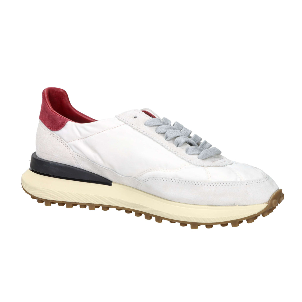 D.A.T.E. Men's Sneakers M441-AT-NY-WX White/Burgundy