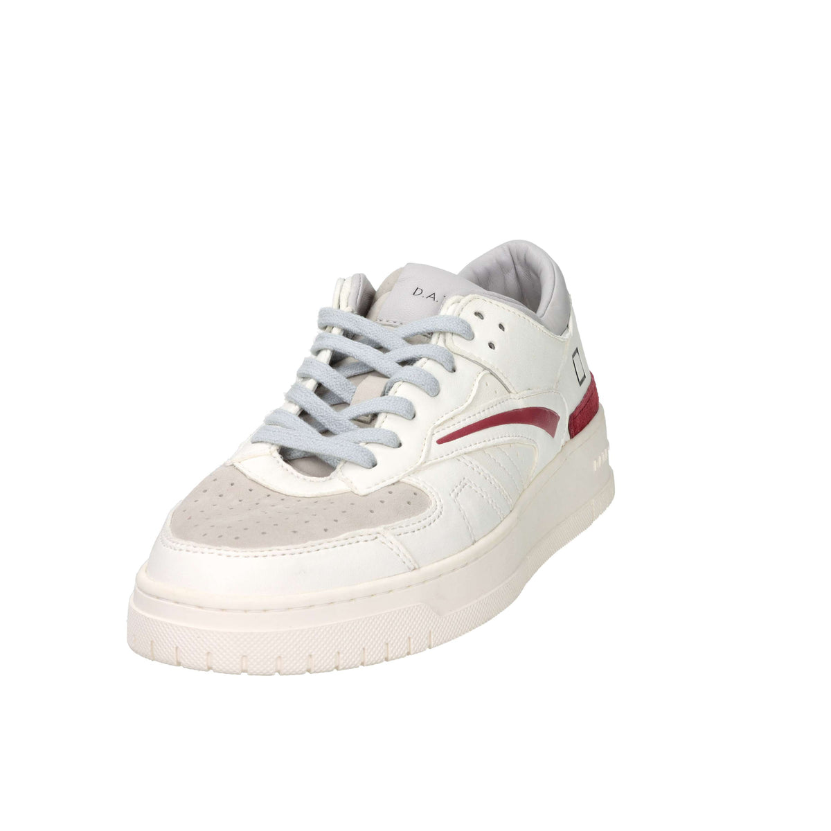 D.A.T.E. Men's Sneakers M441-TO-SF-WX White/Burgundy