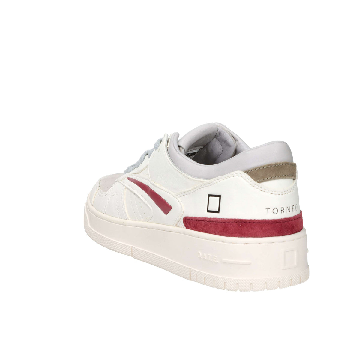 D.A.T.E. Men's Sneakers M441-TO-SF-WX White/Burgundy