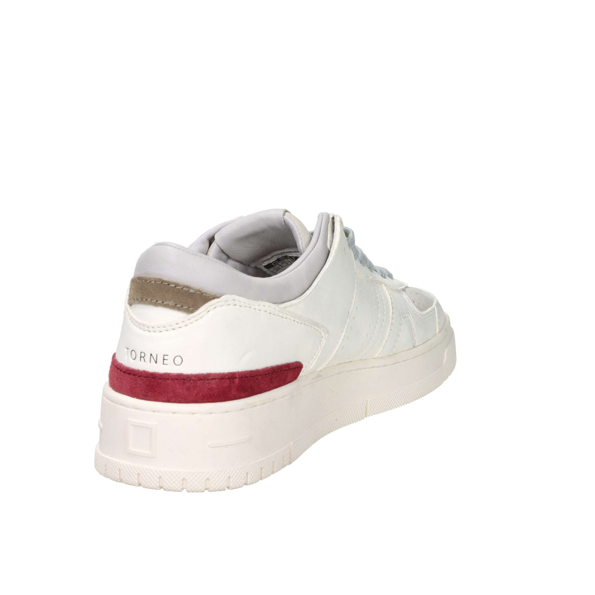 D.A.T.E. Men's Sneakers M441-TO-SF-WX White/Burgundy