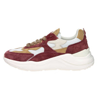 D.A.T.E. Men's Sneakers M441-FG-CO-IV White/Burgundy
