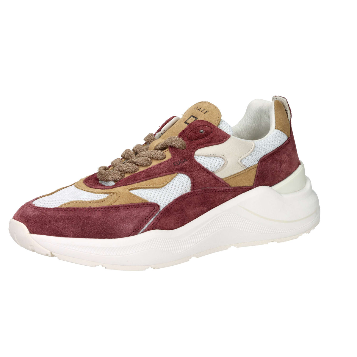 D.A.T.E. Men's Sneakers M441-FG-CO-IV White/Burgundy