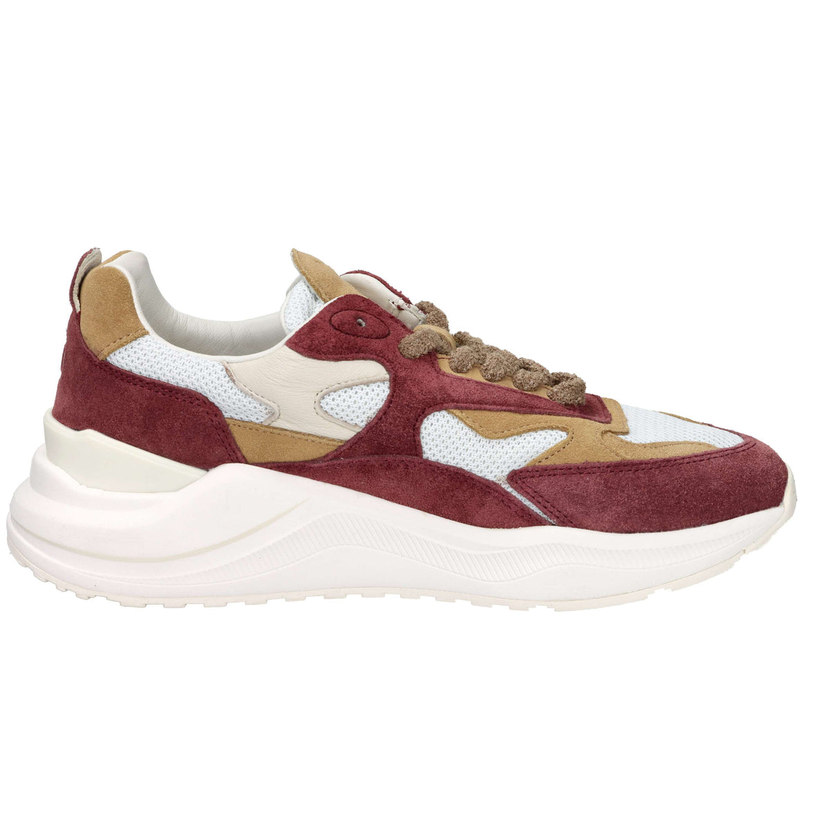 D.A.T.E. Men's Sneakers M441-FG-CO-IV White/Burgundy