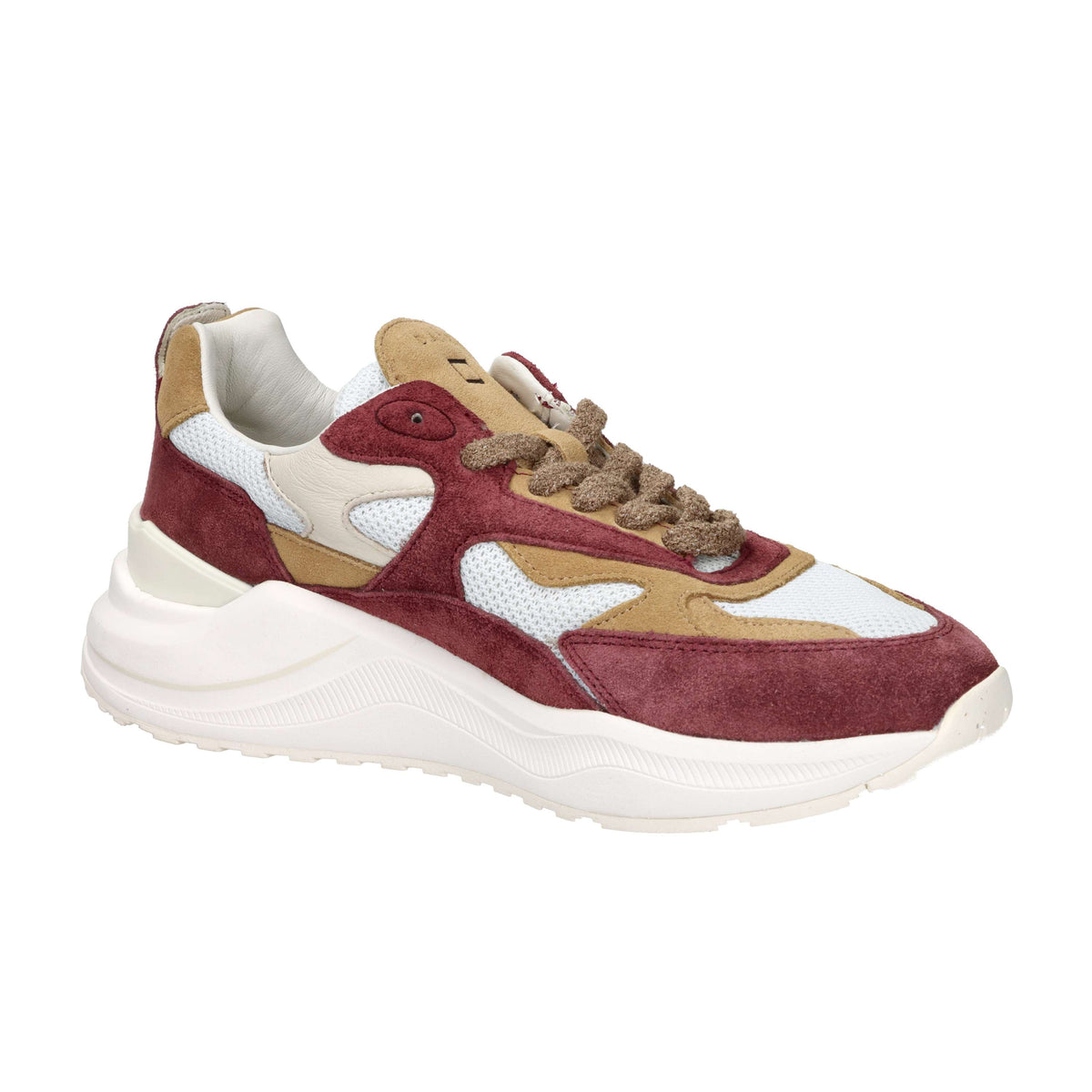 D.A.T.E. Men's Sneakers M441-FG-CO-IV White/Burgundy