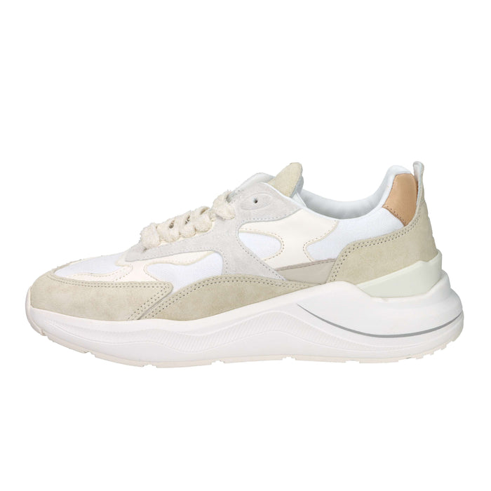 D.A.T.E. Uomo Sneakers M441-FG-CL-WH Bianco/Beige