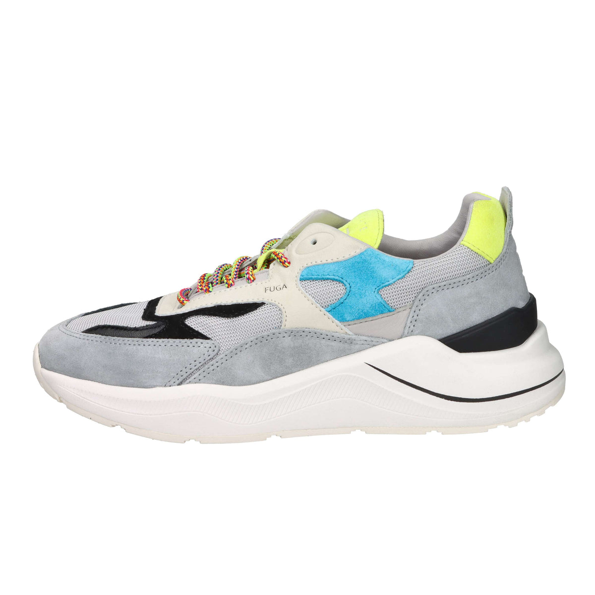 D.A.T.E. Uomo Sneakers M441-FG-FL-GY Grigio/Nero