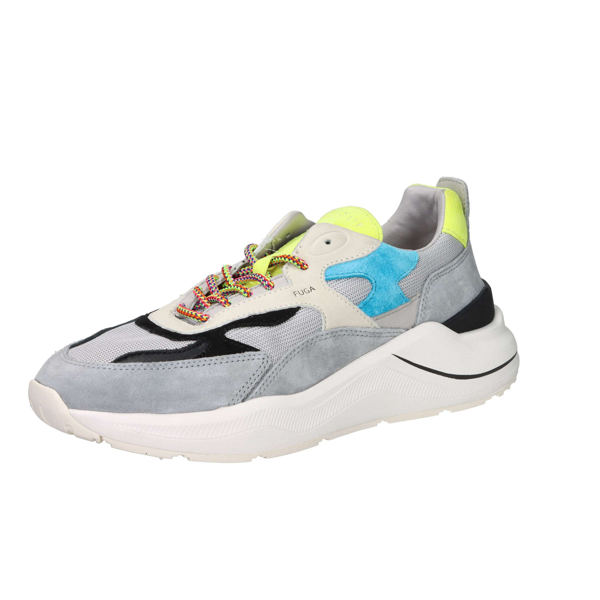 D.A.T.E. Uomo Sneakers M441-FG-FL-GY Grigio/Nero