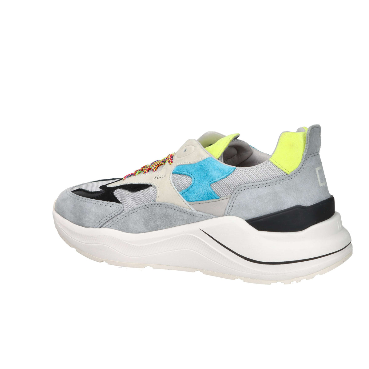 D.A.T.E. Uomo Sneakers M441-FG-FL-GY Grigio/Nero