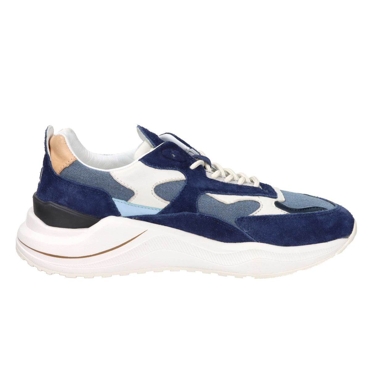 D.A.T.E. Men's Sneakers M441-FG-CL-BL Blue