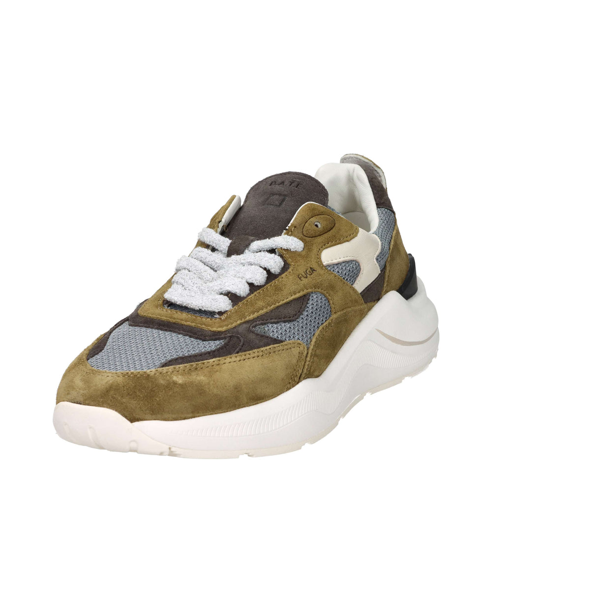 D.A.T.E. Homme Baskets M441-FG-CO-DG Vert foncé