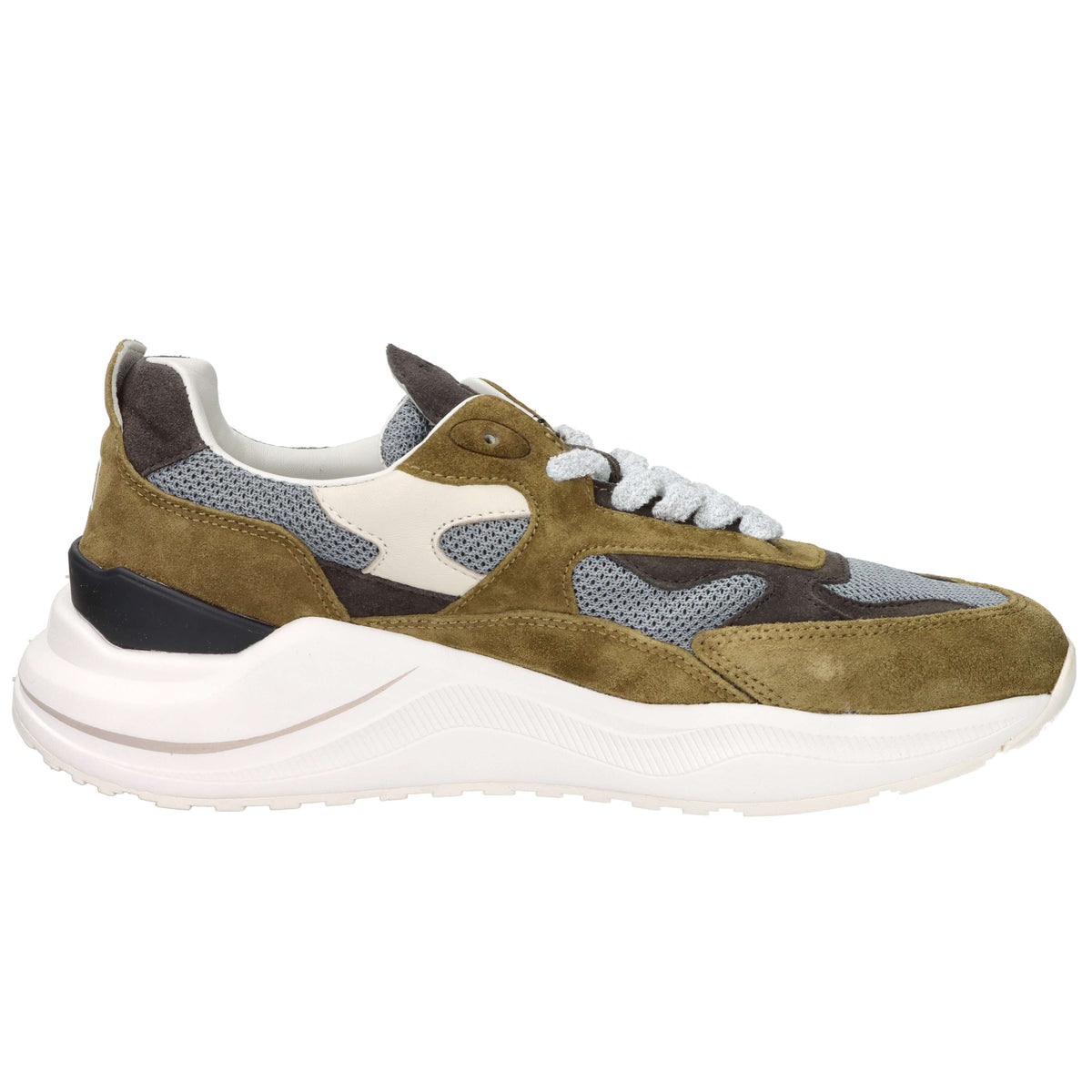 D.A.T.E. Homme Baskets M441-FG-CO-DG Vert foncé