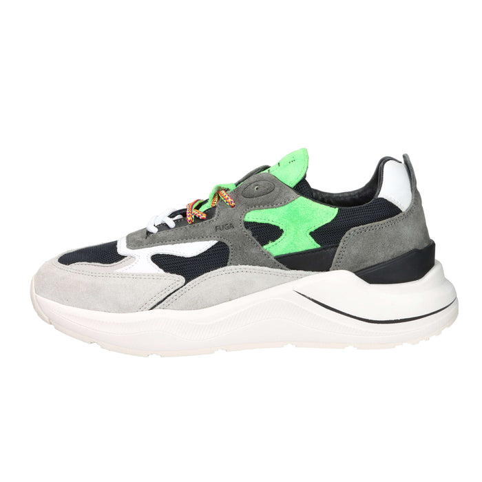 D.A.T.E. Uomo Sneakers M441-FG-FL-BK Bianco/Nero