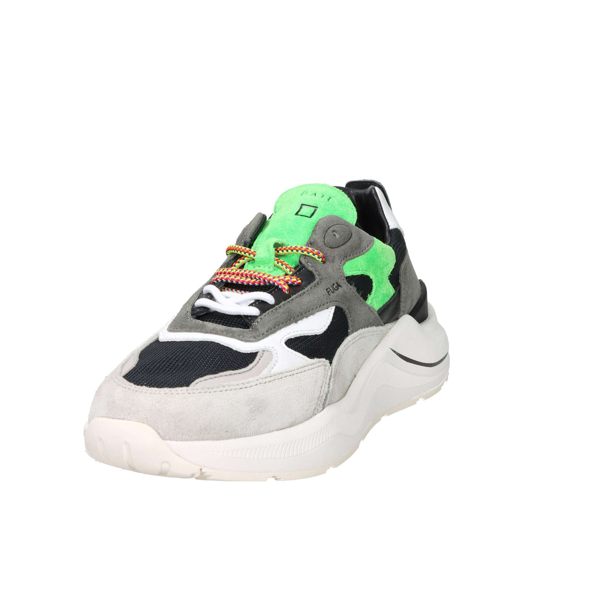 D.A.T.E. Homme Baskets M441-FG-FL-BK Blanc/Noir