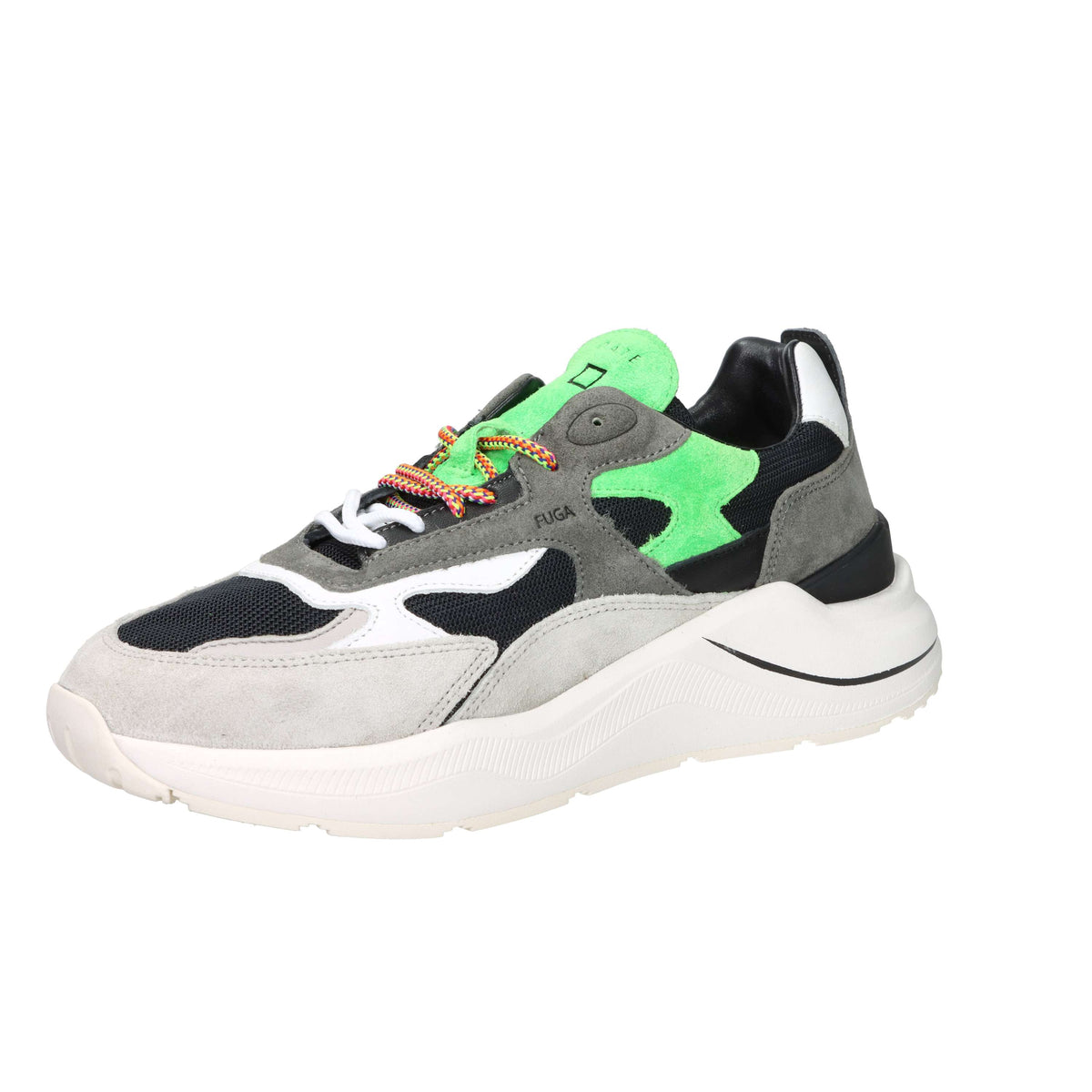 D.A.T.E. Homme Baskets M441-FG-FL-BK Blanc/Noir