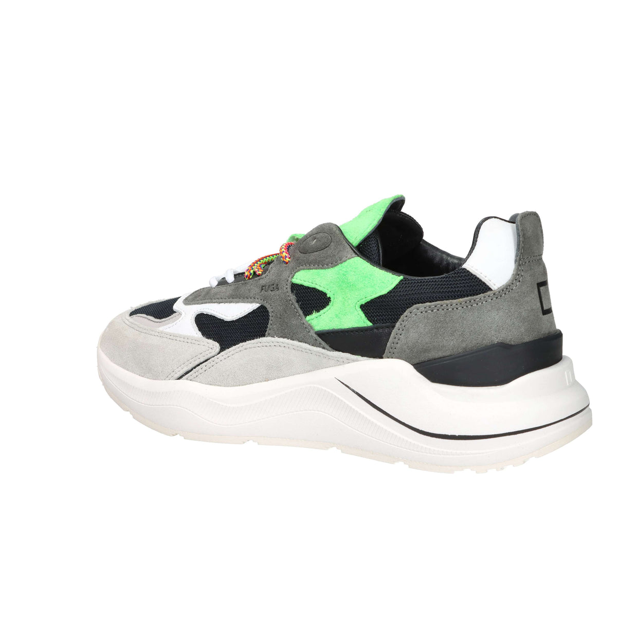 D.A.T.E. Homme Baskets M441-FG-FL-BK Blanc/Noir