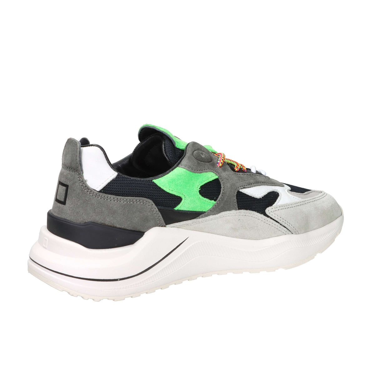 D.A.T.E. Homme Baskets M441-FG-FL-BK Blanc/Noir