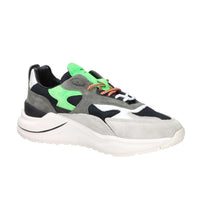 D.A.T.E. Homme Baskets M441-FG-FL-BK Blanc/Noir