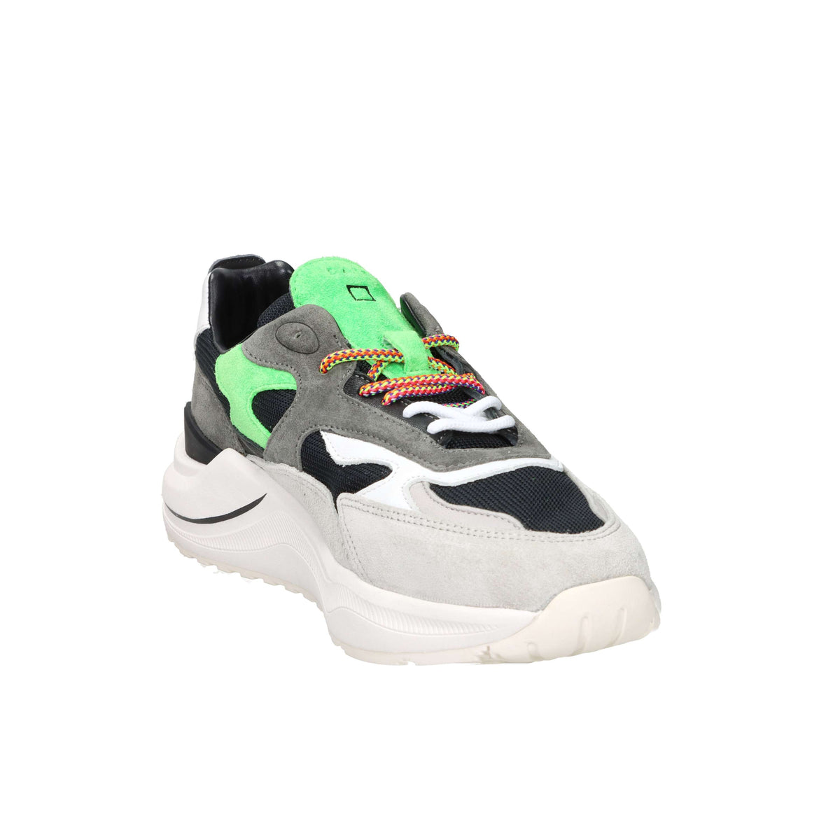 D.A.T.E. Homme Baskets M441-FG-FL-BK Blanc/Noir