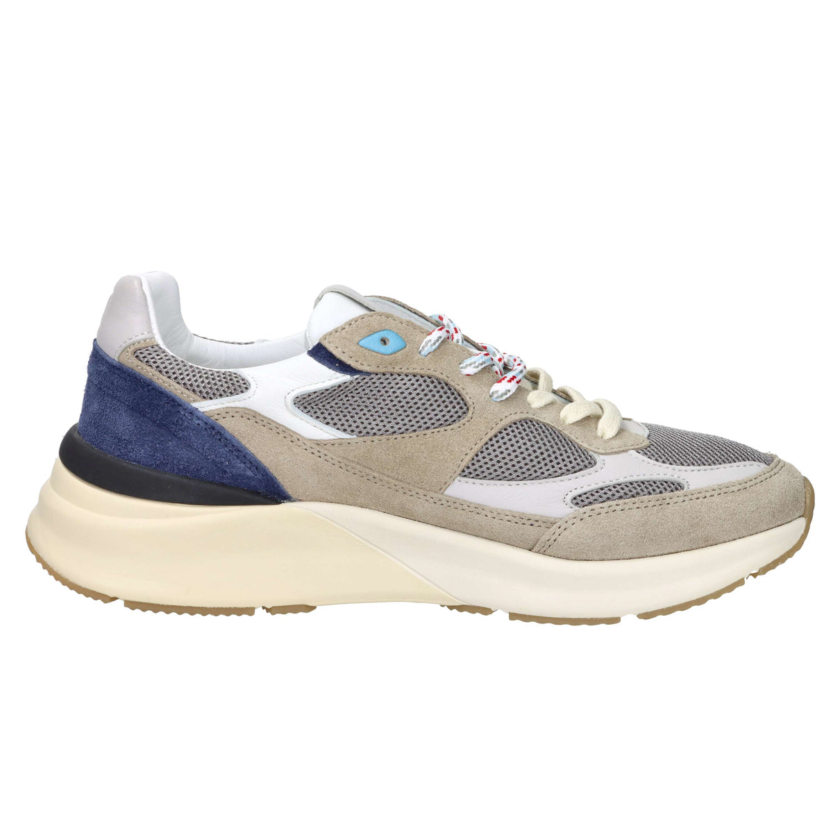 D.A.T.E. Men's Sneakers M441-F2-CO-MB Dove Grey