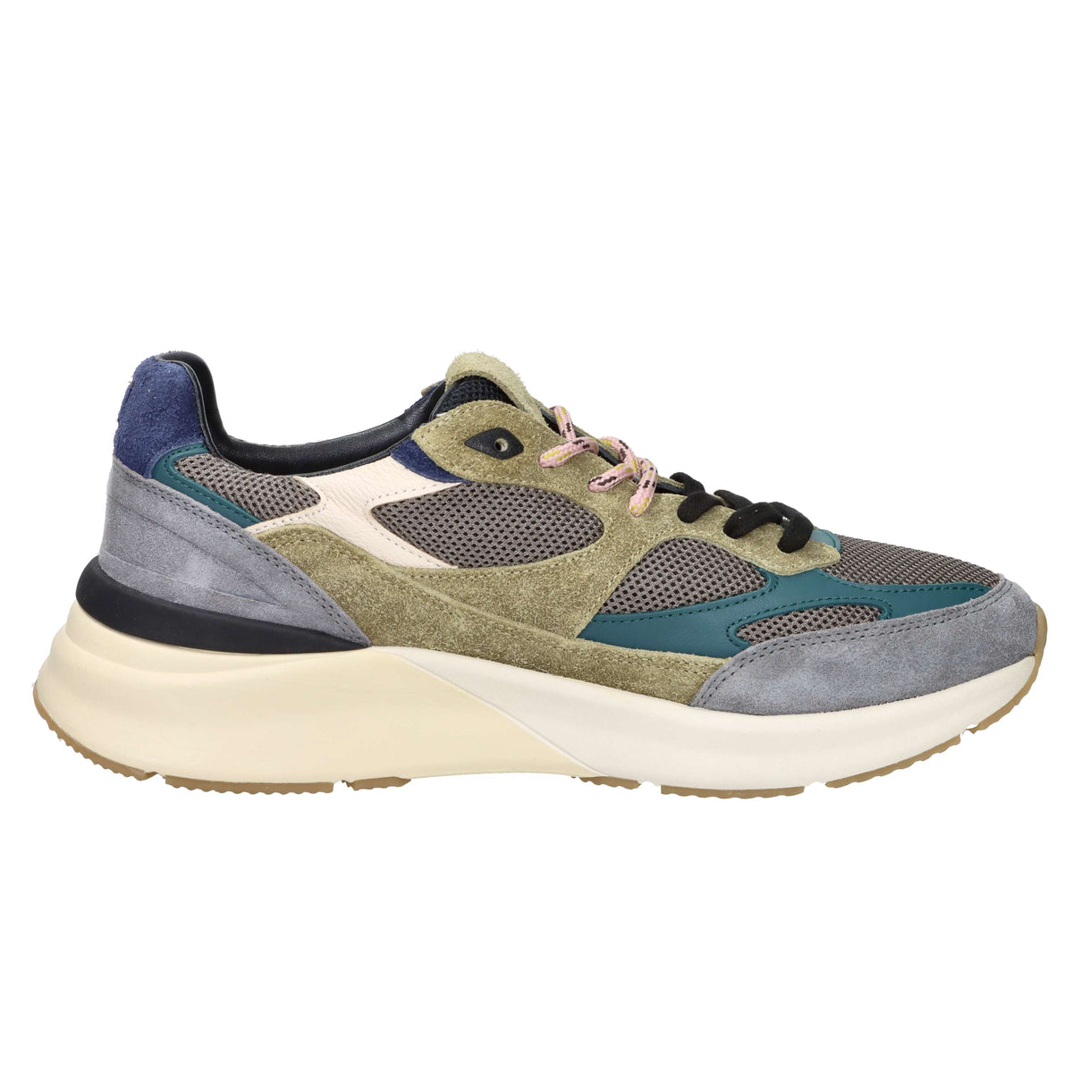 D.A.T.E. Men's Sneakers M441-F2-CO-MD Dark Green