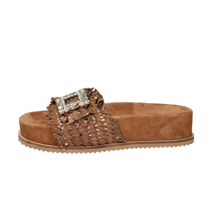 Keys Femme Mules compensées K-12391 Bronze