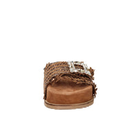 Keys Donna Ciabatta con zeppa K-12391 Bronzo