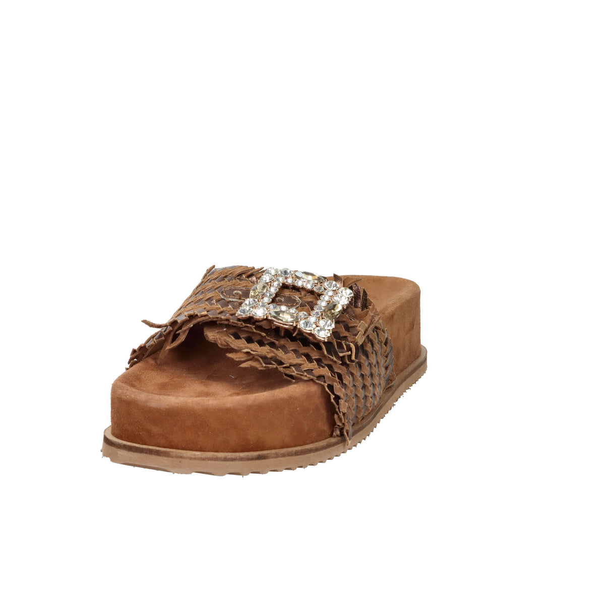 Keys Donna Ciabatta con zeppa K-12391 Bronzo