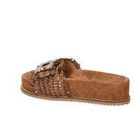 Keys Donna Ciabatta con zeppa K-12391 Bronzo
