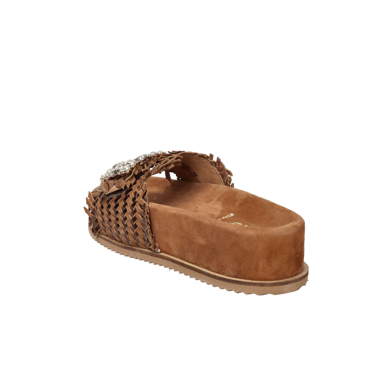 Keys Donna Ciabatta con zeppa K-12391 Bronzo