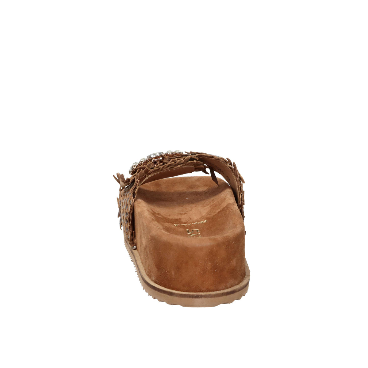 Keys Donna Ciabatta con zeppa K-12391 Bronzo
