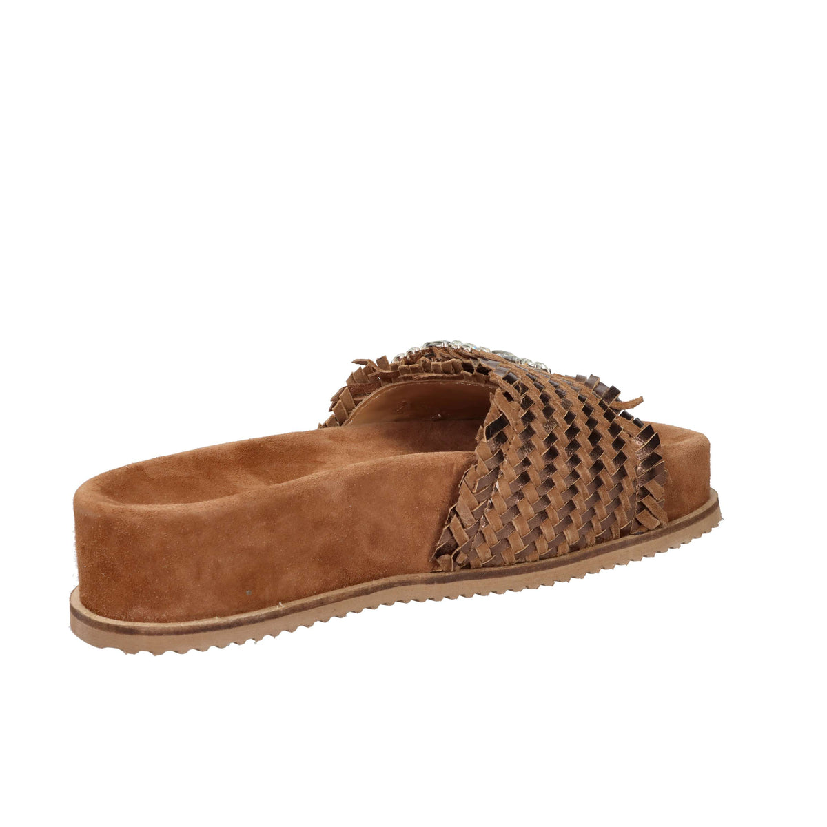 Keys Donna Ciabatta con zeppa K-12391 Bronzo