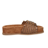 Keys Donna Ciabatta con zeppa K-12391 Bronzo