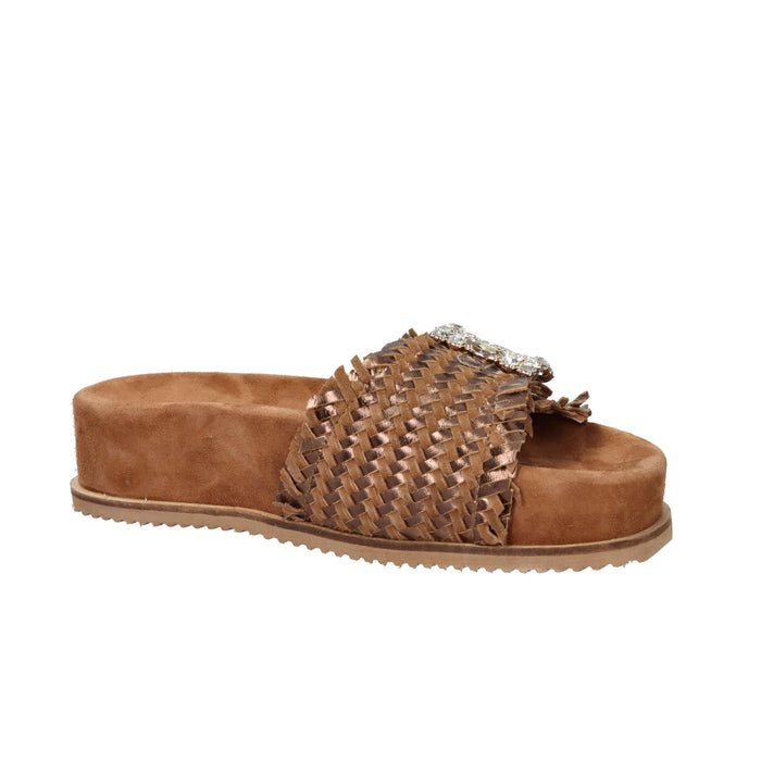 Keys Femme Mules compensées K-12391 Bronze