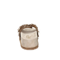 Keys Donna Ciabatta con zeppa K-12391 Platino