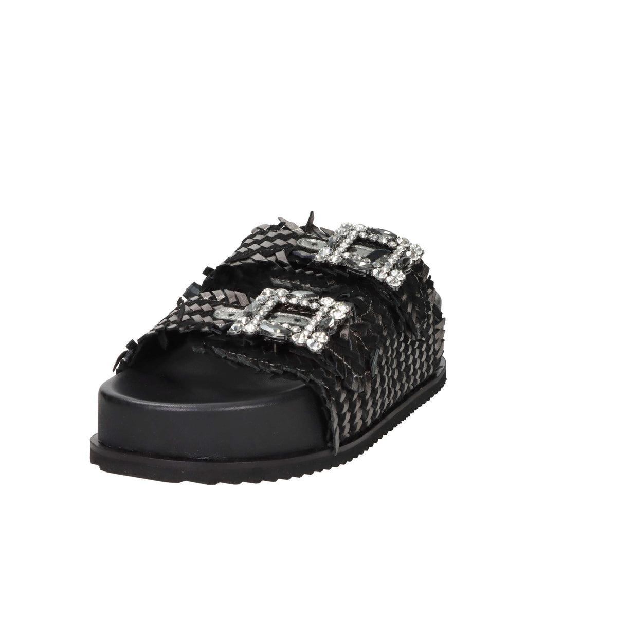 Keys Femme Mules compensées K-12390 Noir