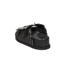 Keys Donna Ciabatta con zeppa K-12390 Nero