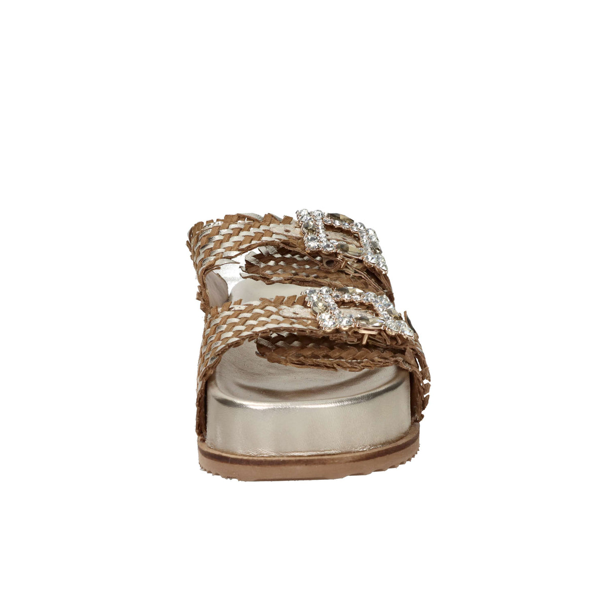 Keys Femme Mules compensées K-12390 Platine