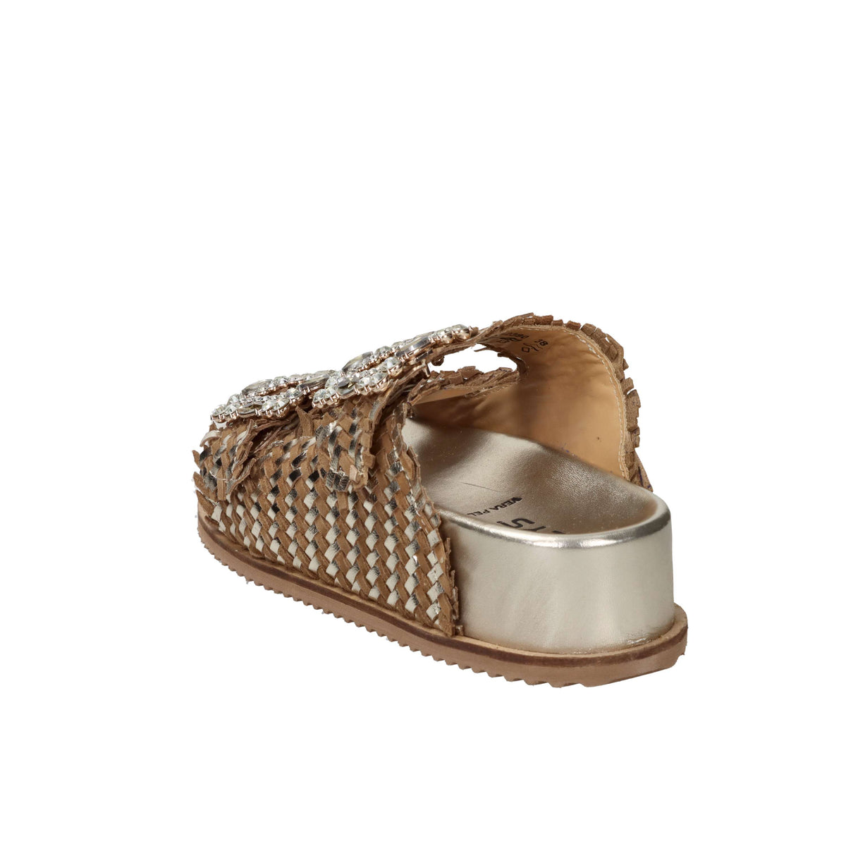Keys Femme Mules compensées K-12390 Platine
