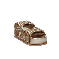Keys Femme Mules compensées K-12390 Platine