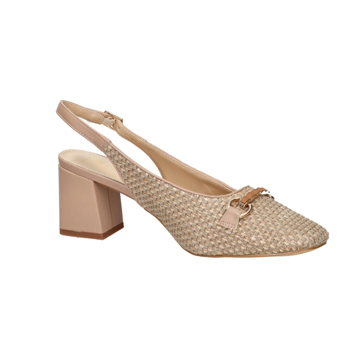 Keys Femme Slingback K-12181 Naturel