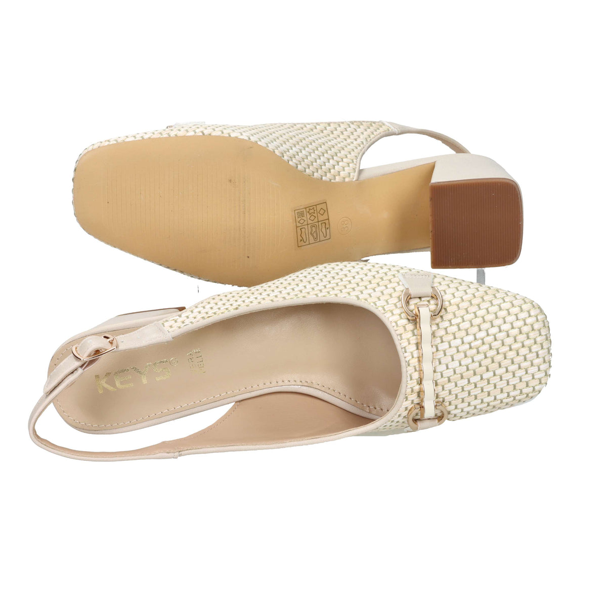 Keys Women's Slingback K-12181 Beige
