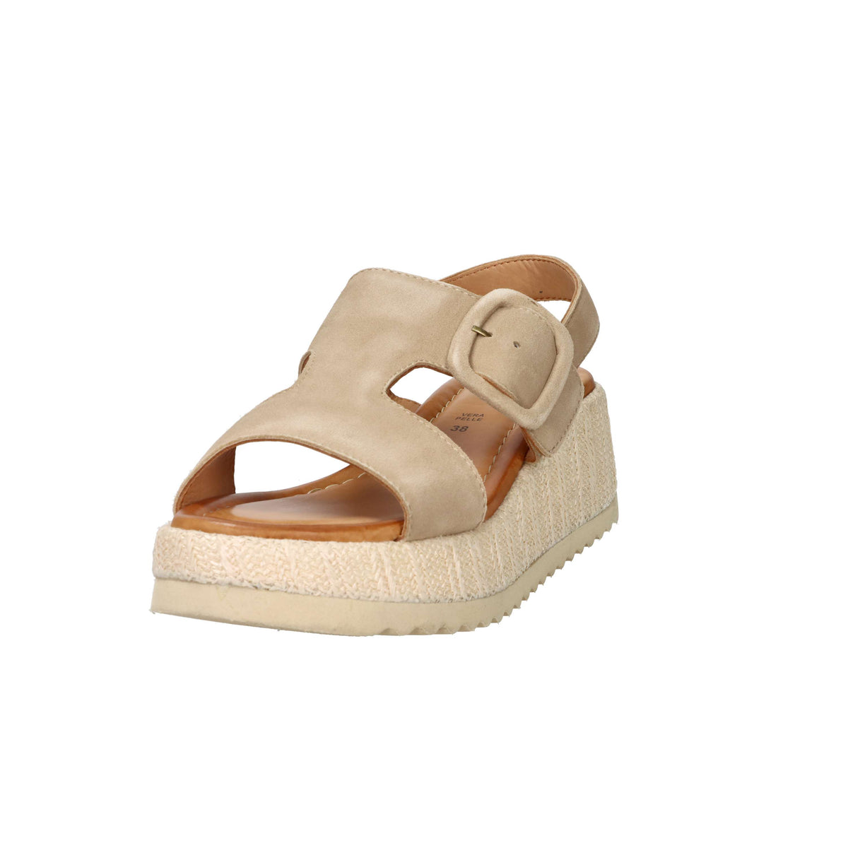 Keys Donna Sandalo con zeppa K-12301 Beige